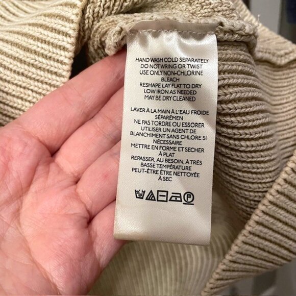 Free People Oversized Button Front Chamomile Cardigan Medium Neutral - Picture 12 of 16